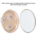 thumbnail image 4 of 30x Magnifying Mirror, 6 Inch Magnified Mirror with 3 Suction Cups, Travel Size Round Mirror for Makeup and Brow Trimming with Clear Visibility (Gold), 4 of 8