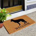 thumbnail image 2 of Calloway Mills 102982436 2 x 3 ft. German Shepherd Rectangular Doormat, Natural & Black, 2 of 2