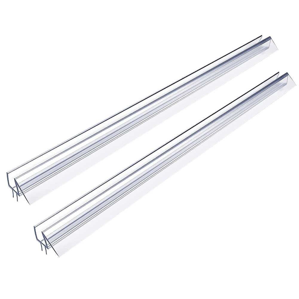 Bgsha 2-Pack Shower Door Bottom Seal - 20\" Length - Glass Sweep Shower Doors