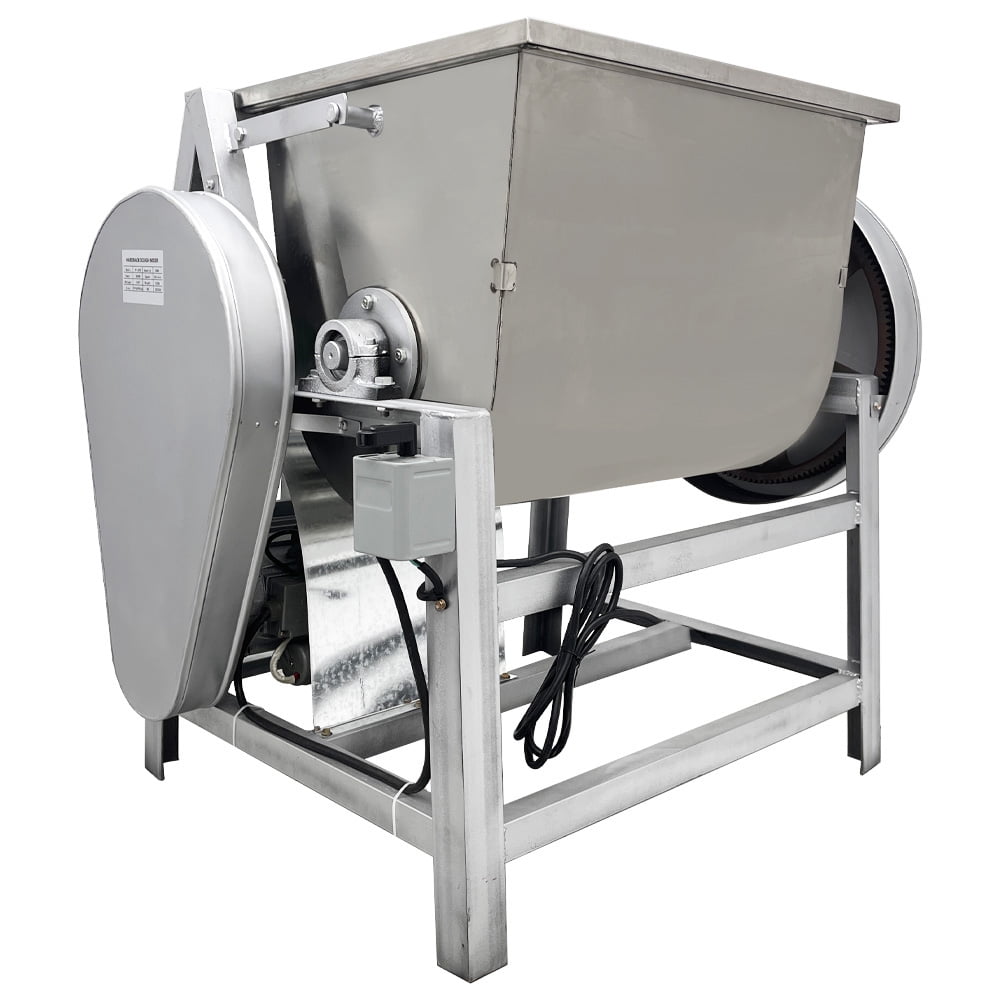 50kg Commercial Electric Dough Mixer Stand Food Mixing Machine with 90° Tilt Bowl 110V