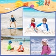 thumbnail image 5 of BIG ELEPHANT 3 Pack Kids Rash Guard Swim Shirt UPF 63+ Long Sleeve Rashguard Swimwear Surf Tops Sun Protection for Boys Girls, 5 of 5