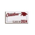 thumbnail image 1 of Thinsony Graduation Gift Cash Holder Wooden Envelope Wallet Safe 2024 Graduation Money red, 1 of 6