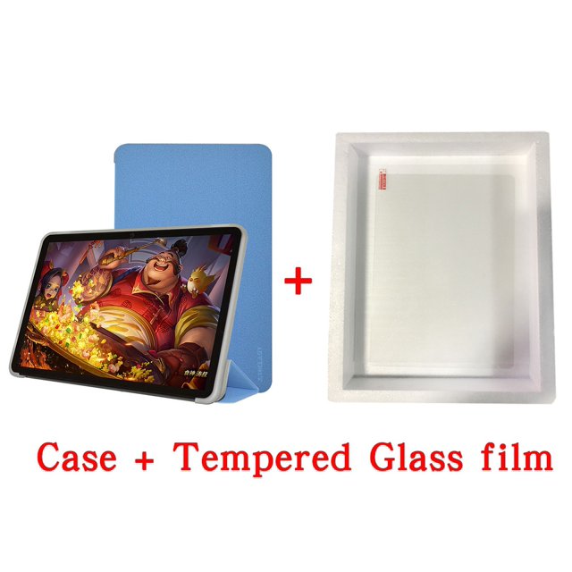 Case For Teclast T26T 10.1 Inch Tablet PC,Stand TPU Soft Shell Cover For P26T blue-glass film Teclast P26T