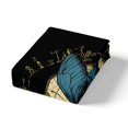 thumbnail image 4 of Erosebridal Housse de Couette Bohème Papillon Bleu Simple, Ensembles de Literie Hippie Astrologie Taille Simple, Réversible 2 Pcs (Sans Couette), 4 of 7