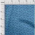 thumbnail image 2 of oneOone Tissu en Rayonne Bleu Imprimé Matériel de Robe Tissu Imprimé Tissu au Mètre 56 Pouces de Large, 2 of 4