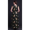 thumbnail image 4 of Bimba Robe Longue Décontractée d'Été Sans Manches à Fente avant Imprimée à Fleurs pour Femmes - XX-Grand, 4 of 5