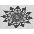 thumbnail image 1 of Ahgly Company Tapis Rectangulaire Lavable en Machine Intérieur Transitionnel Gris Carbone, 2 Pieds x 5 Pieds, 1 of 7
