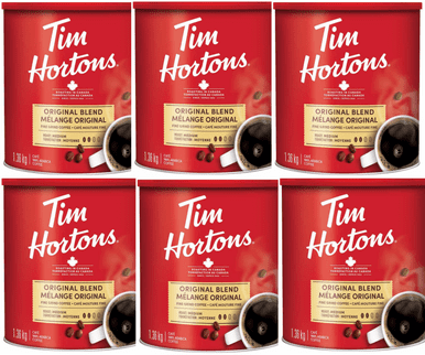 Tim Hortons Original Blend Fine Grind Coffee Large, 1.36 kg (6/Case)