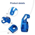 thumbnail image 4 of Motorcycle Bikes Modified Oil Pipeline Brake Line Clamp Protector Aluminum Alloy Blue, 4 of 10