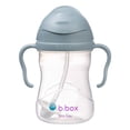 thumbnail image 1 of b.box - Sippy cup with Fliptop Straw, Drink from any Angle Weighted Straw, Spill Proof, Leak Proof & Easy grip BPA Free, Dishwasher safe Babies & Toddlers 240ml - Ocean, 1 of 5