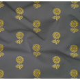 thumbnail image 4 of oneOone Organic Cotton Poplin Twill Fabric Floral Block Print Fabric BTY 42 Inch Wide, 4 of 4