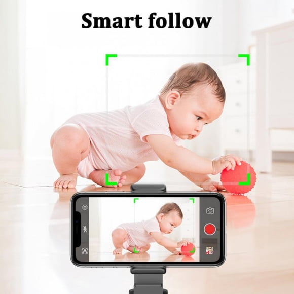 Smart Tracking Holder Live Stream Auto Face Object Tracking Selfie Stick 360° Rotation Following Vlog Shooting Smartphone Camera Mount Cell Phone Holder for Android Phones All Cellphone