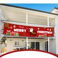 thumbnail image 3 of Coofit Christmas Outdoor Banner Creative Hanging Cartoon Santa Banner Yard Sign Banner, 3 of 10