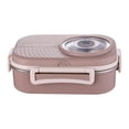 thumbnail image 1 of Large Stainless Steel Bowl Stainless Steel Lunch Box Office Worker Student Lunch Box Sealed Lunch Box with Soup Bowl Student Tableware Compartment Insulation Lunch Box, 1 of 3
