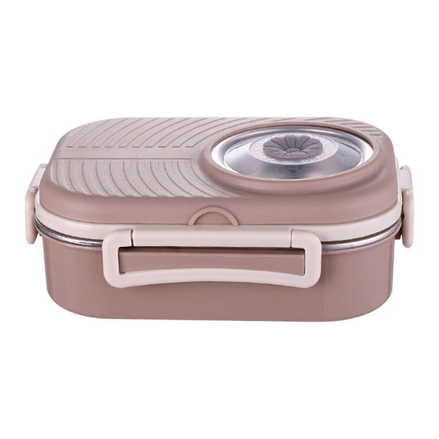 Large Stainless Steel Bowl Stainless Steel Lunch Box Office Worker Student Lunch Box Sealed Lunch Box with Soup Bowl Student Tableware Compartment Insulation Lunch Box