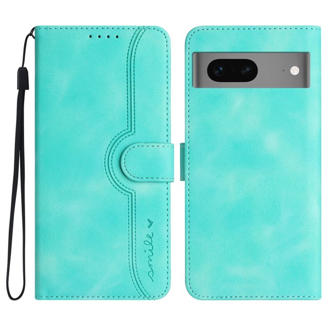 Compatible with Google Pixel 7 Case Premium PU Leather Wallet with Built-in Magnet Cover