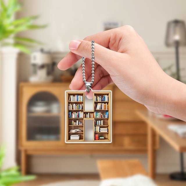 26 Letter Acrylic Keychain Pendant for Books