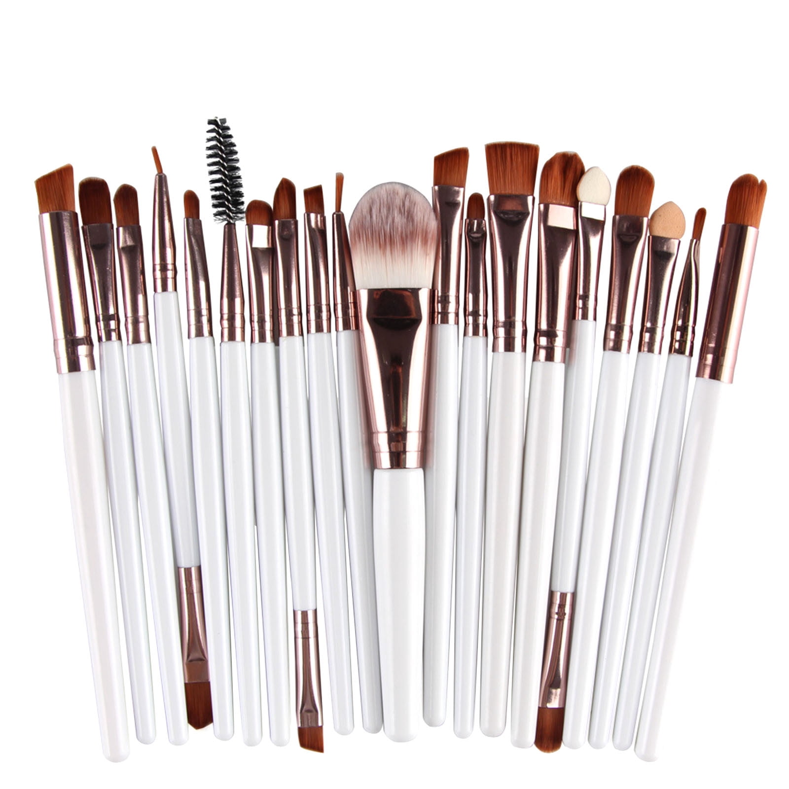 20PCS Make Up Foundation Eyebrow Eyeliner Blush Cosmetic Concealer Brushes