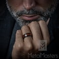 thumbnail image 3 of Men's Genuine Rose Wood Tungsten Ring Band Wedding Engagement Inlay 8MM, 3 of 7
