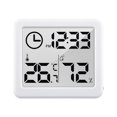 thumbnail image 1 of Thermohygrometer Simple Smart Home Electronic Digital Thermometer Hygrometer LCD Wall Clock ,Fast Response, 1 of 6