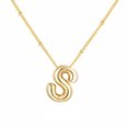 thumbnail image 3 of LYMAYTER Collier Pendentif Initial pour Femmes - Lettre Ballon, Ajustable-Cyclable, 3 of 7
