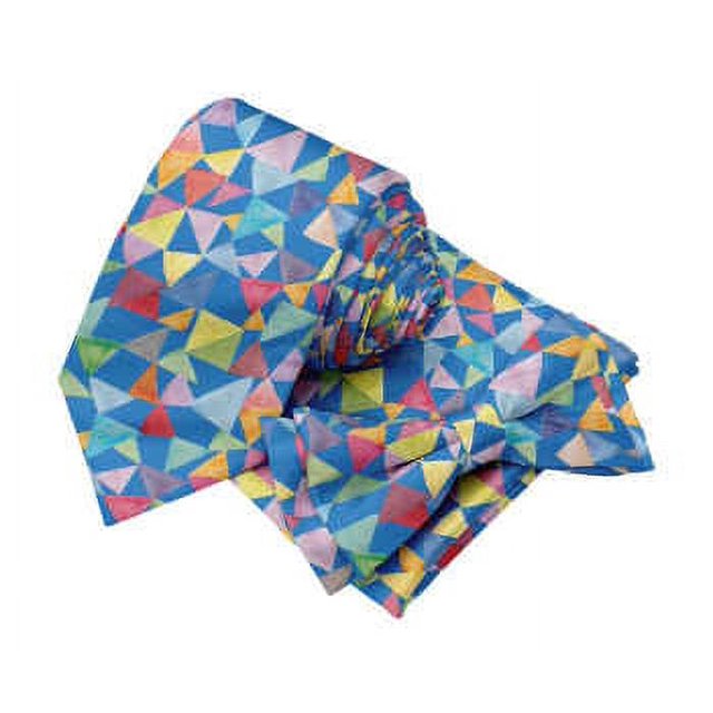 Soimoi Moss Tissu Georgette Triangle Géométrique Imprimé Tissu 1 Yard 42 Pouces de Large