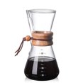 thumbnail image 3 of 800ml Round-Bellied Glass Drip Coffee Maker Set with Filter - Compact Minimalist Design for Home Use, Portable Small Household Brewing Kit, Affordable 5-10 Yuan Hand Coffee Filter Pot for Daily, 3 of 4