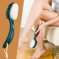thumbnail image 2 of Pompotops Mega Two In One Double-sided Foot Exfoliating Foot Grinder Long Handle Horny Foot Board Cleaning Brush To Remove Calluses, Pedicure And Foot Grinding Stone Clearance, 2 of 7