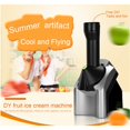 thumbnail image 4 of 200w Home Ice Cream Maker Fruit Soft Serve Maker Energy-Saving Electronic Ice Cream Machine Silver EU Plug, 4 of 5