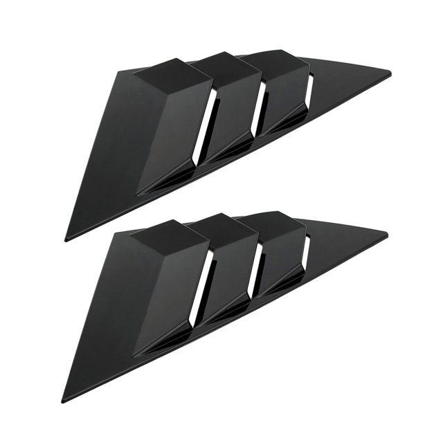 Rear Window Louvers Car Rear Window Blinds Side Tuyere Louvers Vent Replacement for Focus ST RS MK3 Hatchback