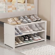 EGNMCR Shoe Rack,Shoe Rack for Closet Dormitory Shoe Rack Easy Storage Bed Storage Artifact Multi-layer Household Table Bottom Small Narrow Shoe Cabinet Shoe rack
