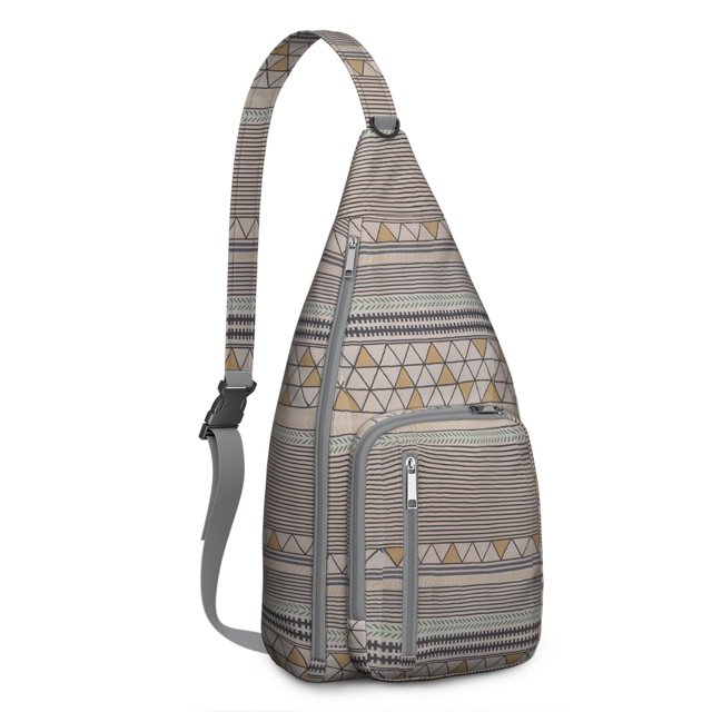 Sac à Bandoulière Ethnique Coloré – Sac d'Épaule pour Plein Air et Randonnée