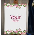 thumbnail image 2 of Darling Souvenir MADE WITH LOVE PersonalizedWelcomeBannerFlower Border,Custom Text Poster Party CollectionWelcomeSignGreat For Wedding, Birthday, Engagement Party- 18x12, 2 of 5