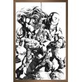 thumbnail image 1 of Marvel Sketch - Group Wall Poster, 14.725" x 22.375" Framed, 1 of 4