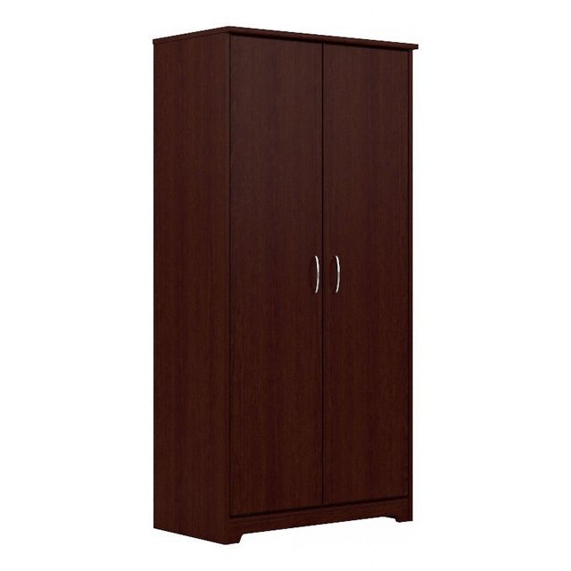 Bowery Hill Tall Storage Cabinet in Harvest Cherry - Engineered Wood