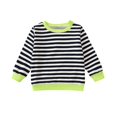 thumbnail image 2 of RXIRUCGD Enfants Hommes et Femmes Manches Longues Col Rond Hauts Chemise ( Marine, Taille:110 ), 2 of 3