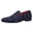 Blue, variant on Santimon Mens Dress Shoes Paillette Loafers Metallic Slip-On Casual Business Shoes Red US 10.5