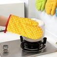 thumbnail image 4 of Heat-resistant Thick Oven Gloves - Premium Cotton, Hand Protector, Hook Design, Absorbent & Breathable, 4 of 4