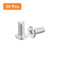 thumbnail image 3 of Unique Bargains M5x0.8x12mm Lot de 50 Vis Plates Rondes en Métal pour Machine à Entraînement Phillips, 3 of 5