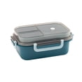 thumbnail image 1 of EGNMCR Double-layer Lunch Box Sealed For Office Workers, Separated By Compartments, Bento Box That Can Be Heated In The Microwave For Students, Lunch Box With Tablewar Lunch boxs, 1 of 2