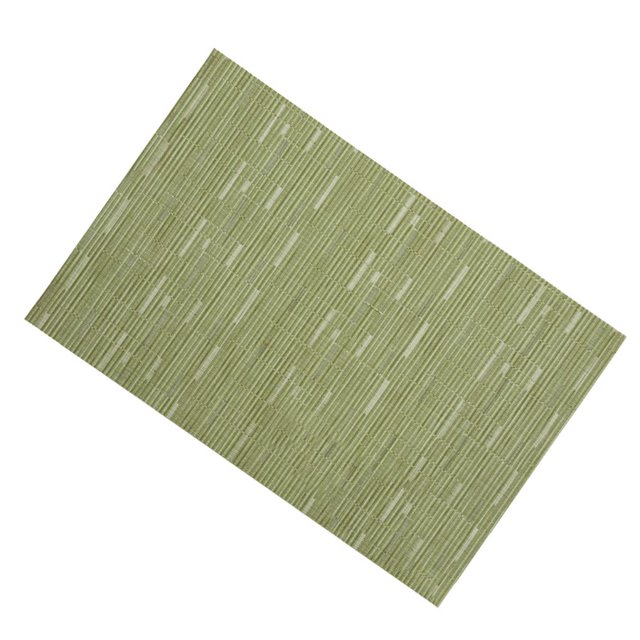 1 Pce/6 Pcs Napperon en PVC Tissé Napperon Résistant à la Chaleur Tapis de table de Cuisine Antidérapant Dessous de Verre
