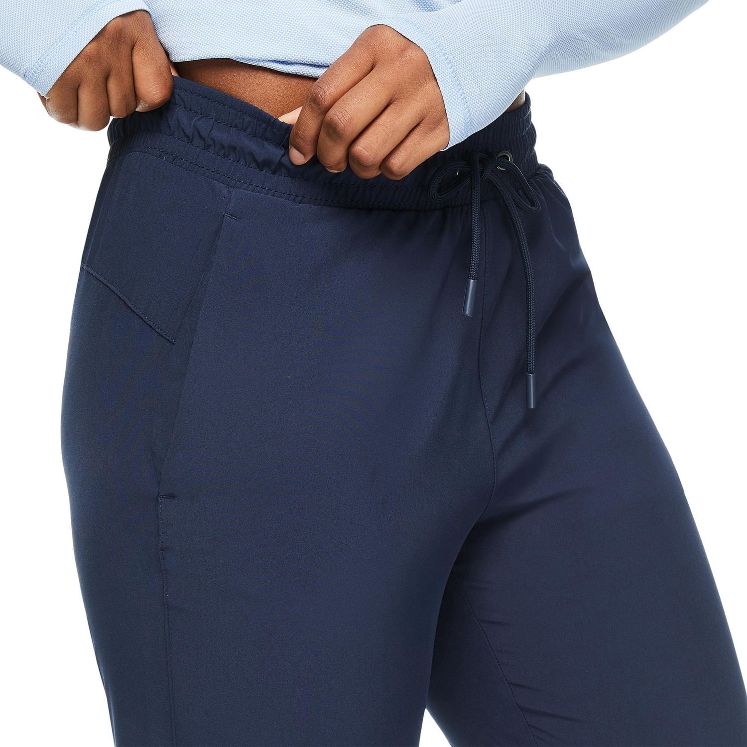 Jogger tissé avec revers côtelés Athletic Works pour femmes