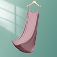 thumbnail image 2 of ShomPort Robe de Pyjama d'Été pour Femme Respirante Sans Manches Robe de Détente Chemise de Nuit, 2 of 5