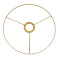 thumbnail image 1 of SHISUYAN Lampshade Frame 28cm Single Layer Wire Lamp Cover Iron Lamp Shade Holder Cage, 1 of 8