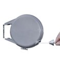 thumbnail image 3 of Retractable Clothesline 49.2ft Length 30lbs Load Bearing Wall Mounted Clothes Line Single Line Clothesline Silver Gray, 3 of 6