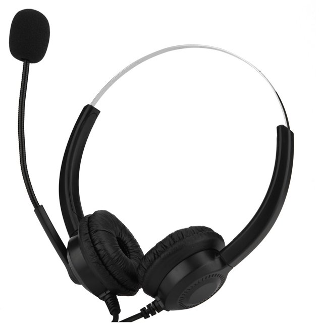 FAGINEY Telephone Headset, USB Call Center Headset with Microphone,Mute Function Call Center USB Headset Noise Cancelling USB Call Center Headset with Microphone