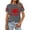Grey, variant on Fgnfyis Womens Tops Graphic T Shirt for Summer Casual Wear Comfortable Short Sleeve Round Neck Tee with Canada Day Patriotic Celebration Print T Shirts for Women Pink XL