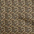 thumbnail image 1 of oneOone Cotton Cambric Brown Fabric Abstract Sewing Craft Projects Fabric Prints By Yard 42 Inch Wide, 1 of 5