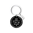 thumbnail image 3 of Creative DIY To My SON Black Stainless Steel Last Name 26 Letter Keychain 2.5cm, 3 of 7