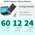 thumbnail image 3 of PC Battery, YRDD6 Easy Installation Quick Charging Laptop Battery  For 5481 5581 5490 5590 3491, 3 of 8